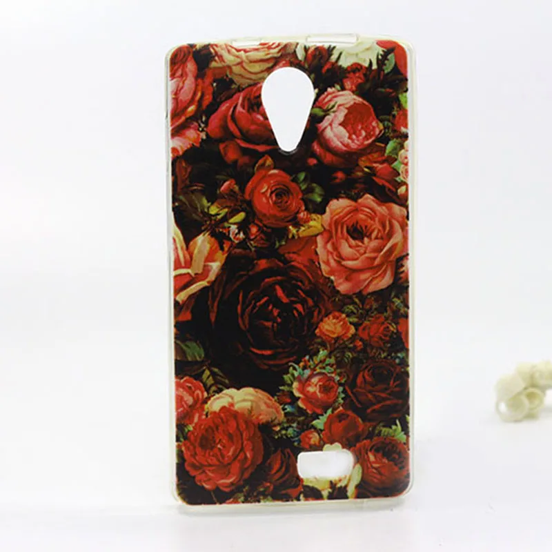 For Tele2 Mini Cases Soft Tpu Back Cover Phone Case 4.0 Inch Sheer Tiger Owl Wolf DIY Painted Bags | Мобильные телефоны и