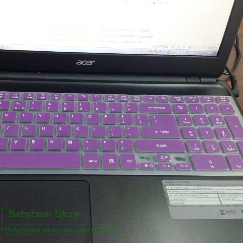Защитная крышка для клавиатуры ноутбука 15 дюймов 6 дюйма Acer Aspire E touch E15 e5 571G 57D9 54KU