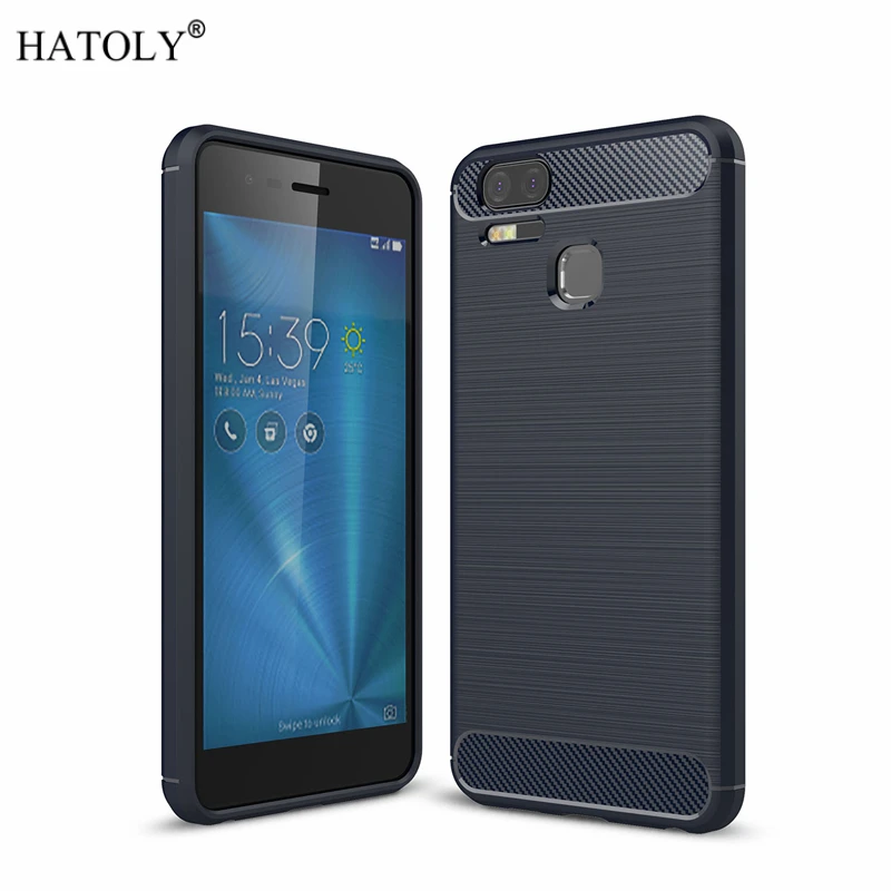 Чехол HATOLY для Asus ZenFone 3 Zoom ZE553KL мягкий резиновый и ТПУ чехол 5 5&quot - купить по