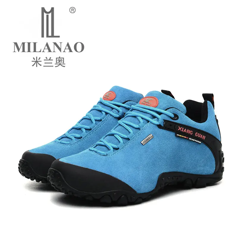 MILANAO brand outdoor men Canvas shoes slip-resistant waterproof Sneaker sports high quality | Обувь