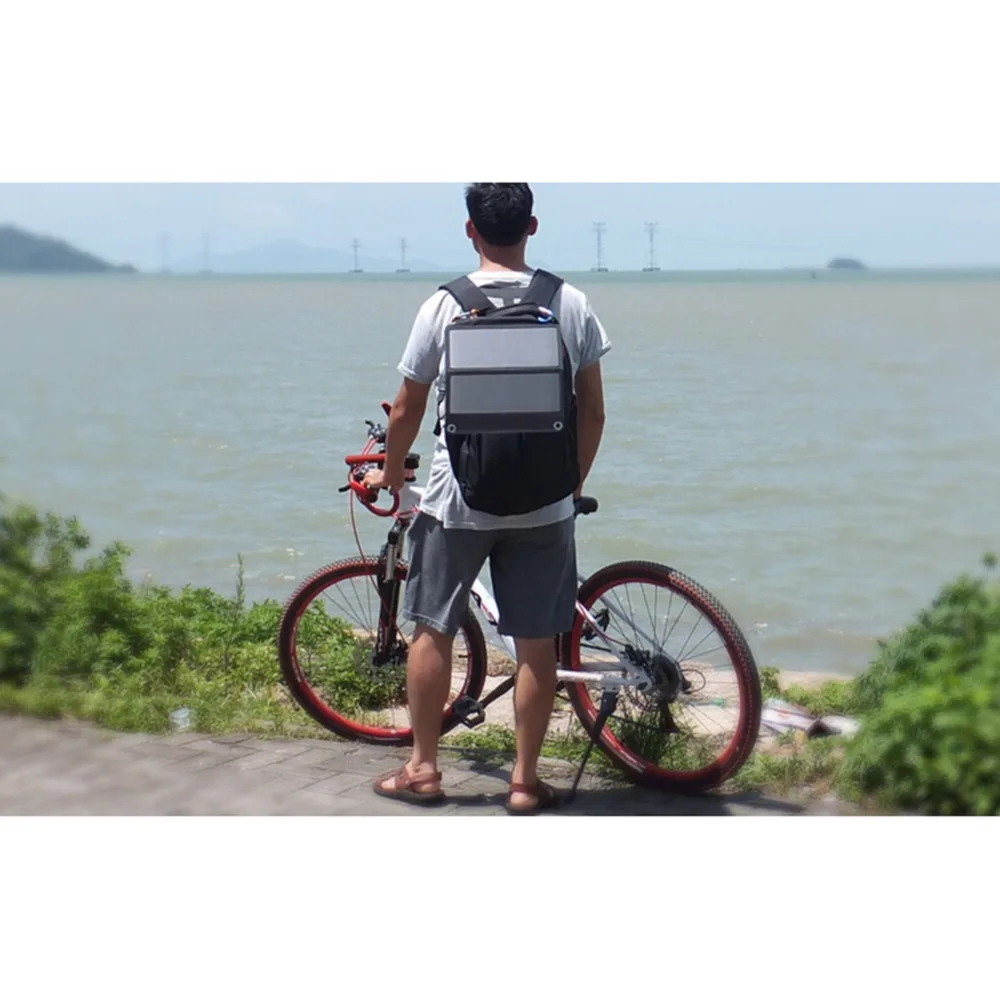 Портативное зарядное устройство с солнечной панелью 15 Вт|sunpower solar|sunpower solar charger15w