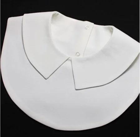 Съемный Однотонный свитер с большими жемчужинами искусственный воротник