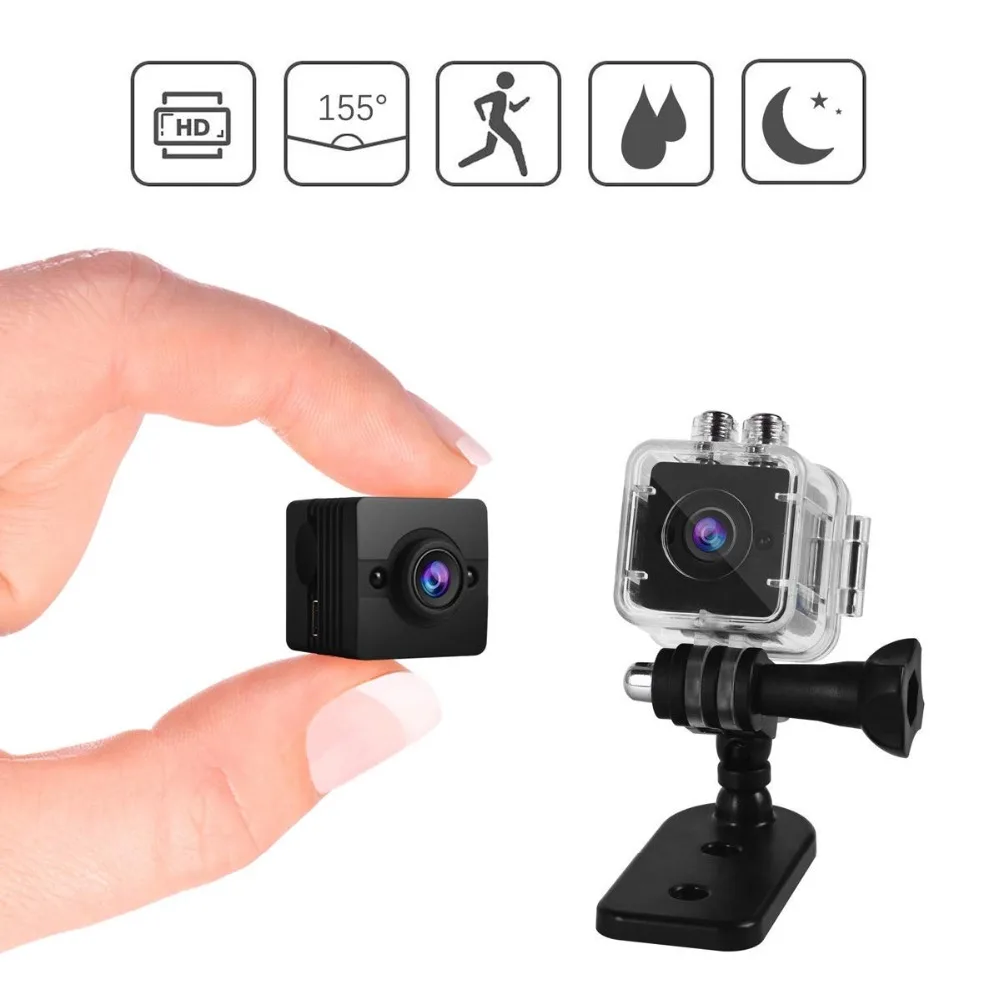 SQ12 мини камера Full HD 1080p секретная ИК ночного видения Мини DVR цифровой небольшой