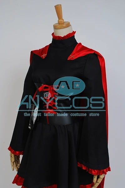 Униформа с красным прицепом платье леггинсы пальто наряд аниме костюмы для