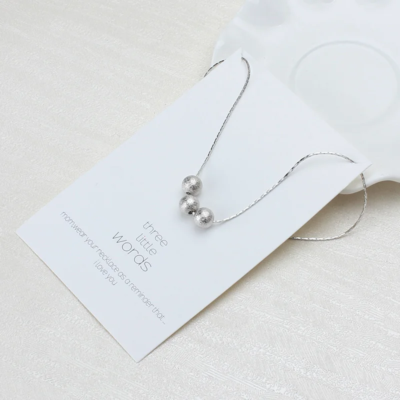 1 шт. минималистичный три помета слова Wish Card чокер колье застежки для ожерелья