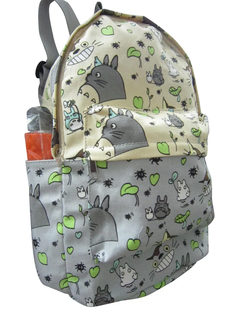 372 # модный рюкзак аниме Мой сосед Тоторо 3 цвета Сумка с принтом повседневный