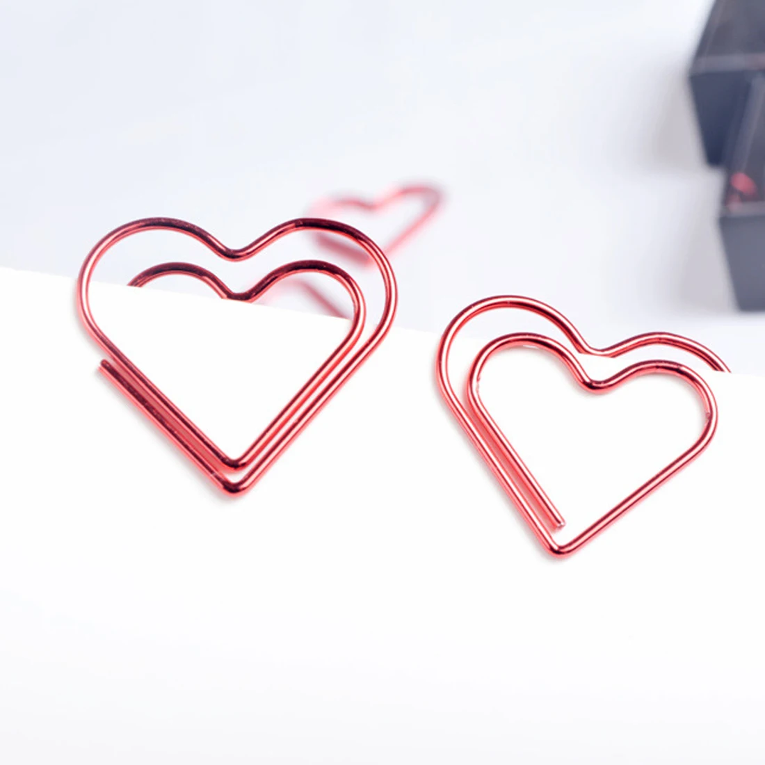 FangNymph Kawaii Love Heart 10 шт./упак. металлический зажим для бумаги канцелярские