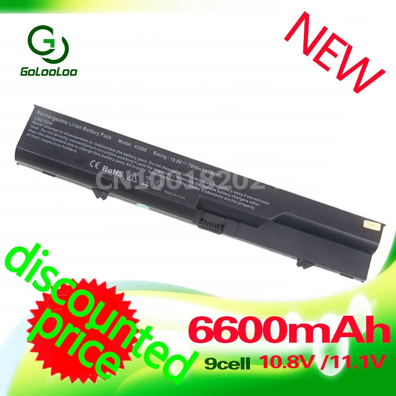Golooloo Батарея для hp ProBook 420 425 4320 т 620 625 4320s 4326s 4321S 4325s 4520s 4525s COMPAQ 320 321 325 326 421|battery for hp|for