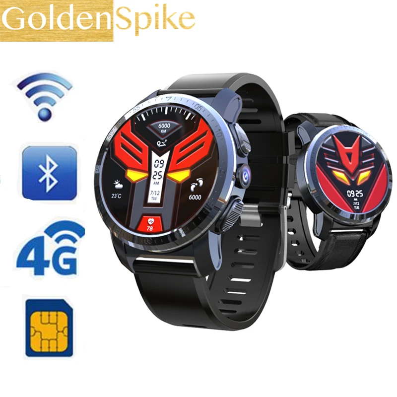 Kospet Optimus 4G Смарт-часы Android 7,1 поддержка GPS SIM wifi 1,39 дюймов экран 8MP камера сердечный ритм SmartWatch для мужчин и женщин