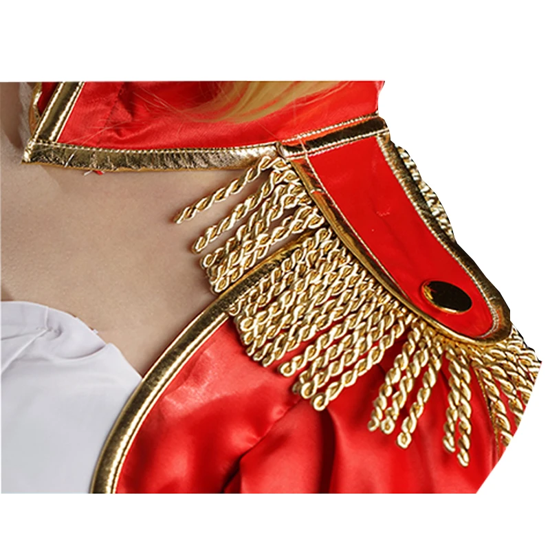 Костюм для косплея ROLECOS Game FGO костюм саблей Нерон Клавдий красное платье с жакетом