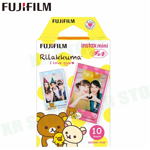 Rilakkuma Fujifilm 10 листов Микки Алиса Винни Мультфильм мгновенная фотобумага пленка для Fuji Instax Mini 8 9 70 7s 50s 50i 90 25 Share SP-1 - Цвет: Rilakkuma