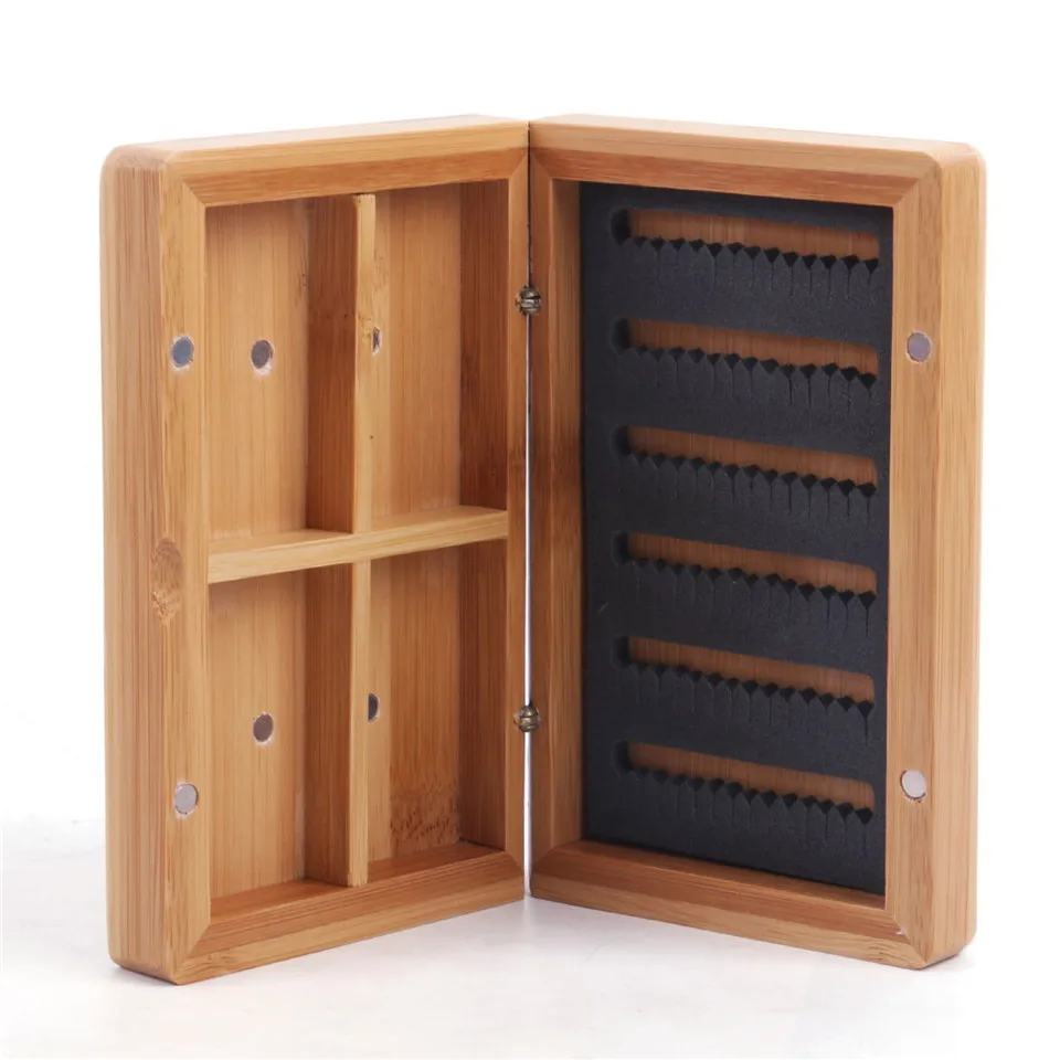 Классический деревянный рыболовный бокс Maximumcatch Бамбуковая рыболовная коробка