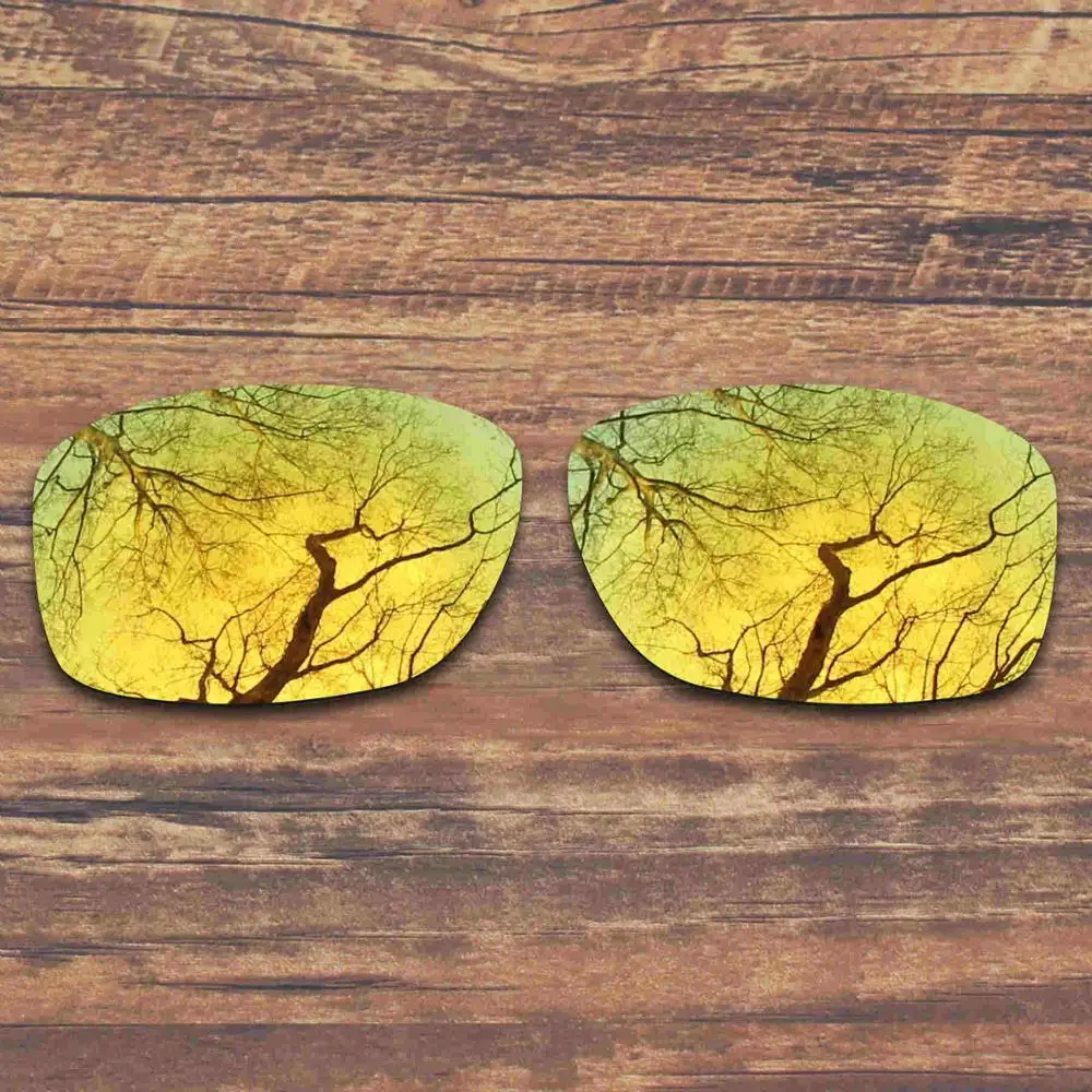 Gold Mirrored ToughAsNails поляризованные Сменные линзы для Окли Юпитер квадратные солнечные очки-несколько вариантов - Цвет линз: Gold Mirrored