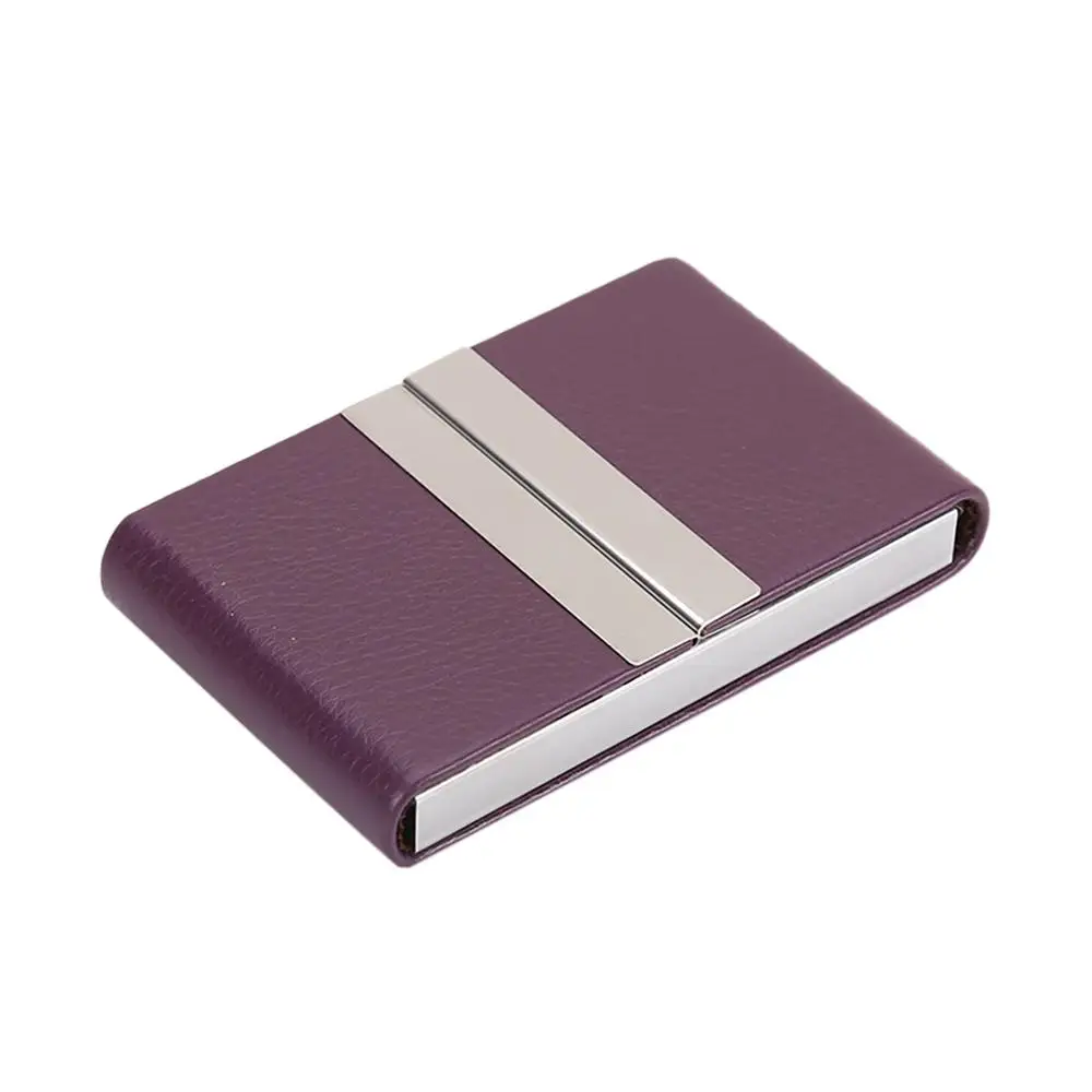 Креативный держатель металлический кожаный футляр для кредитных карт бизнес