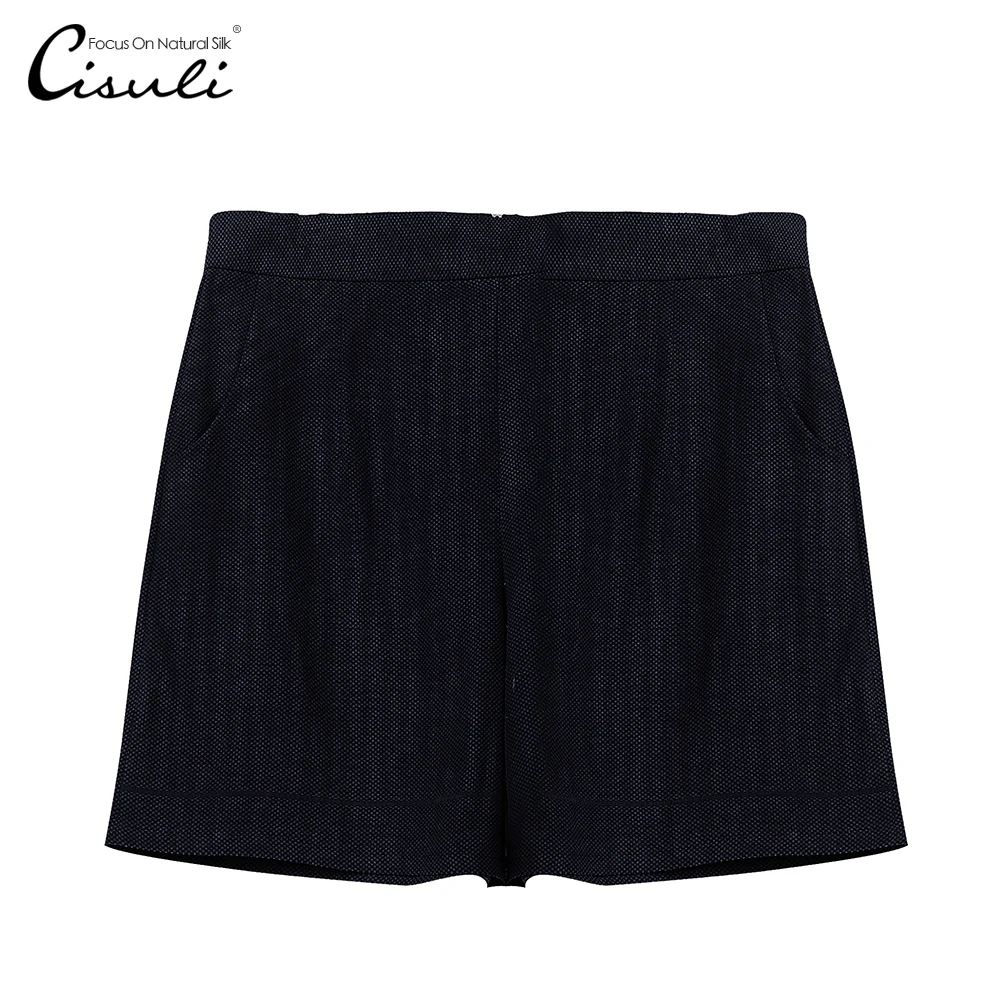 

Женские шелковые брюки CISULI 100%, Летние удобные короткие брюки из чистого шелка, бесплатная доставка