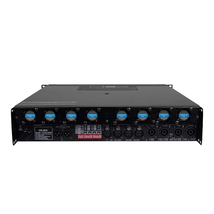 Усилитель высокой мощности Fp 4400W 2000q ламповый стерео аудио усилитель DJ сабвуфер PA динамик 18 дюймов линейный массив системный усилитель