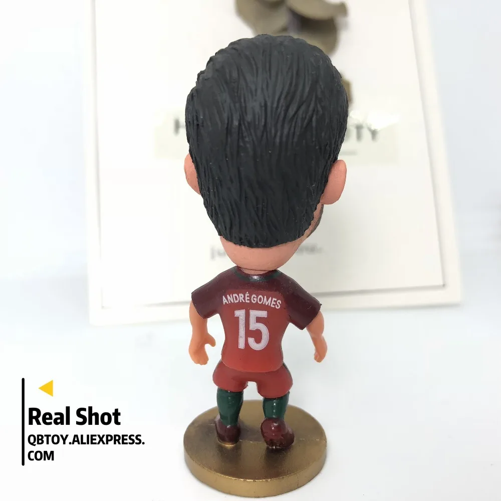 Soccerwe фигурка футболиста Andre Portugal #15 подвижные суставы Смола Модель игрушки куклы