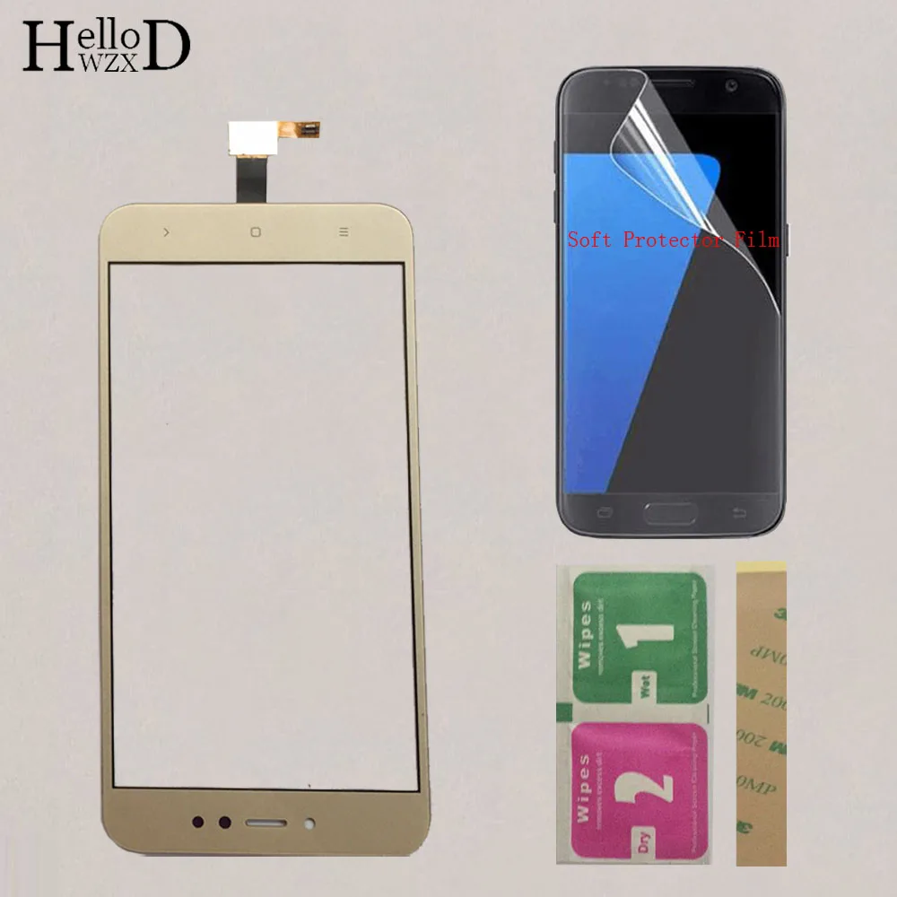 Mobile Touch Screen For Xiaomi Redmi Note 5A \ Note 5A Prime Touch Screen Sensor Digitizer Panel Front Glass Protector Film