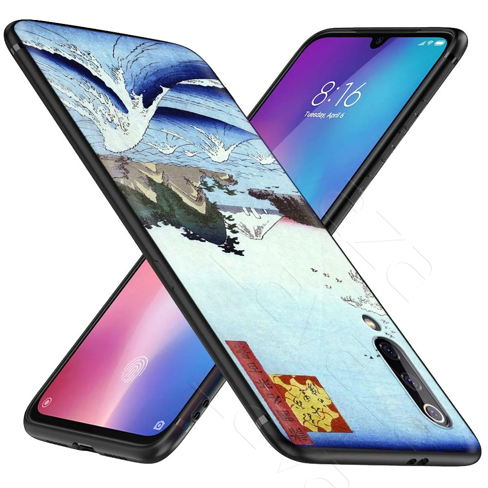 Lavaza Japanese Crane Fuji Mountain Wave Case for Xiaomi Redmi Note 4A 4X 5 5A 6 6A 7 S2 Pro Go Prime Plus |
