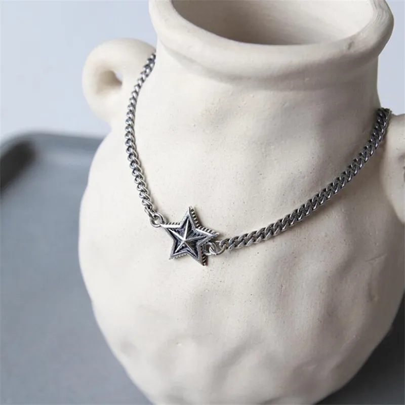 Новые оригинальные мужские Настоящее серебро 925 пробы ювелирные изделия ручной