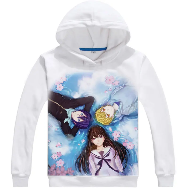 Толстовка Noragami Aragoto Stray God аниме Ято косплей белые толстовки милые свитшоты