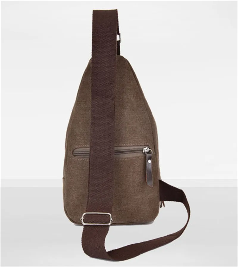 Мужская мода Грудь Сумки Повседневные холст Диагонали Пакет Водонепроницаемый