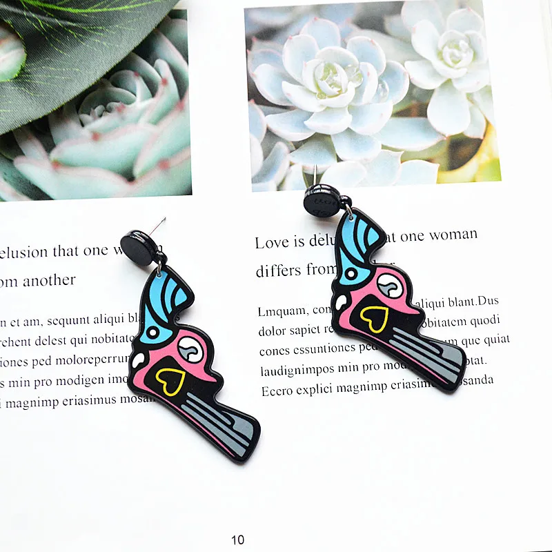 Lidavi яркие серьги-подвески специальные Висячие серьги для женщин в виде губной