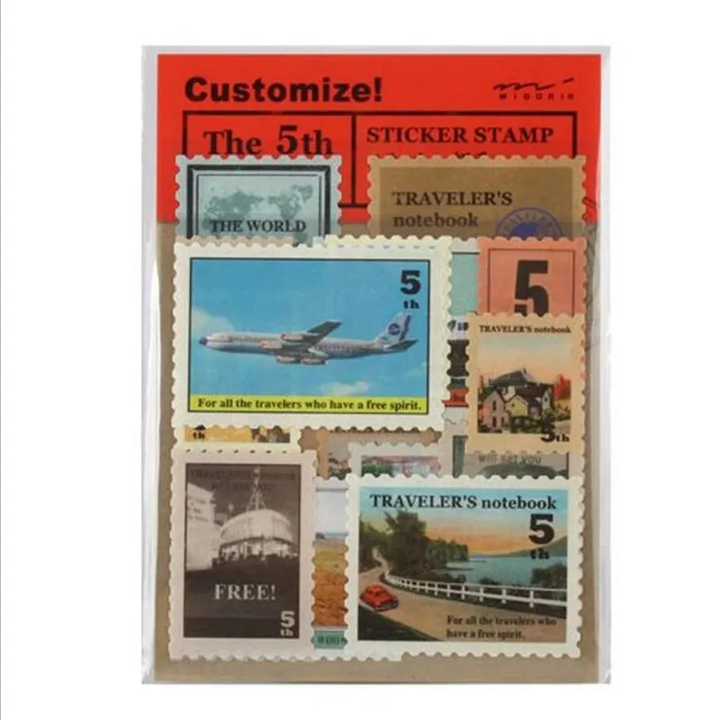 1 упаковка винтажная Классическая бумага Лондон путешествия штамп наклейки