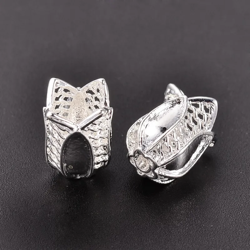 

Пустотелые латунные шарики с цветами, 50 шт., 12x8x9 мм, колпачки с кисточками тюльпанами, разделители для ювелирных изделий, «сделай сам», эмали...