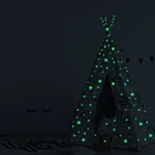 127 шт. 3D звезды светится в темноте настенные наклейки светящиеся флуоресцентные настенные наклейки для детской комнаты спальни декор для потолка