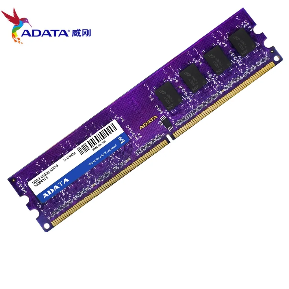 Оперативная память AData DDR2 2 Гб ОЗУ 800 МГц PC2-6400U 240PIN U-DIMM | Компьютеры и офис