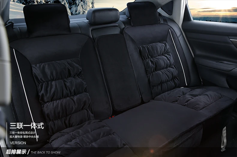

3D Winter Car Seat Cover Cushion Plush Car Accessories,Car Styling Seat Cushion Cover, Warm Seat Mats, Safe Driving For BMW Audi