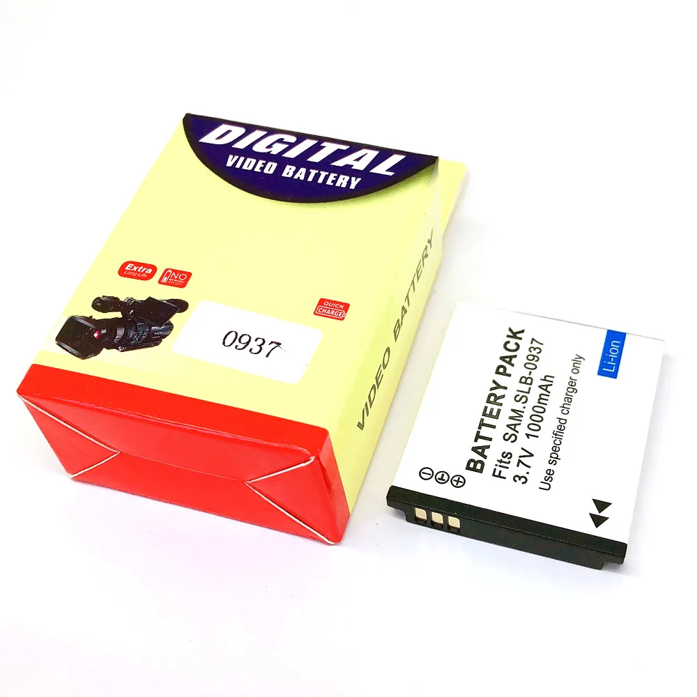 Аккумулятор SLB-0937 SLB0937 SLB 0937 для цифровой камеры Samsung Digimax CL5 CL50 L730 L830 NV4 i8 PL10 ST10 bateria |