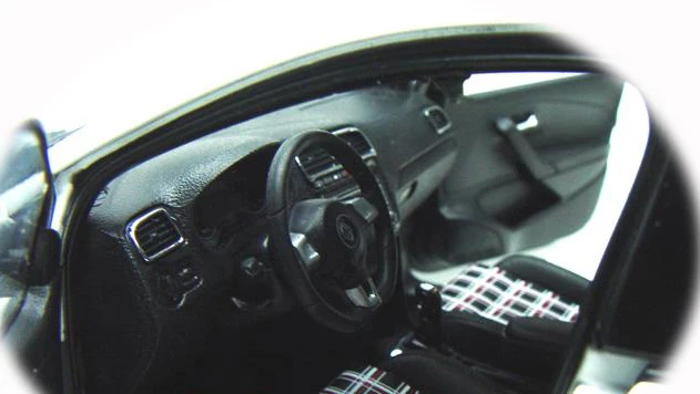 1:18 литая под давлением модель для Volkswagen VW Polo GTI 2012 Белый хэтчбек игрушечный автомобиль миниатюрная Коллекция подарков