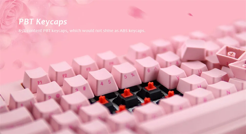 Механическая игровая клавиатура AKKO Ducky Zero 3108 Cherry 108 клавишная Боковая клавиша PBT Keycap Cherry Switch Механическая игровая клавиатура
