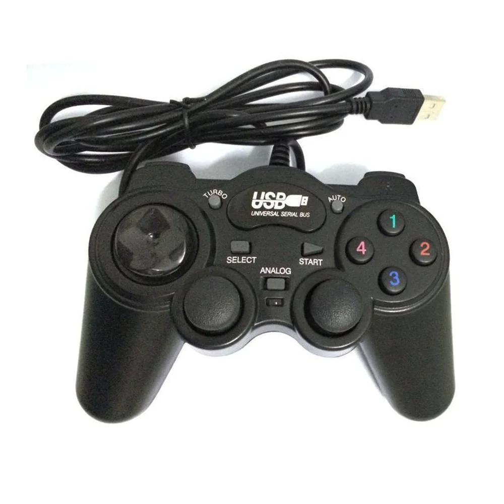 Проводной джойстик игровой контроллер USB 2 0 геймпад для ПК ноутбука Win7/8/10/XP/Vista
