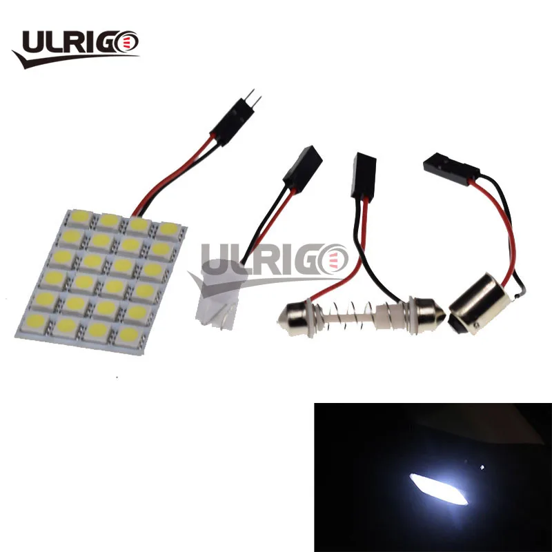 5 шт. панель яркая белая 24SMD 5050 Светодиодная Люминесцентная купольная ампульная