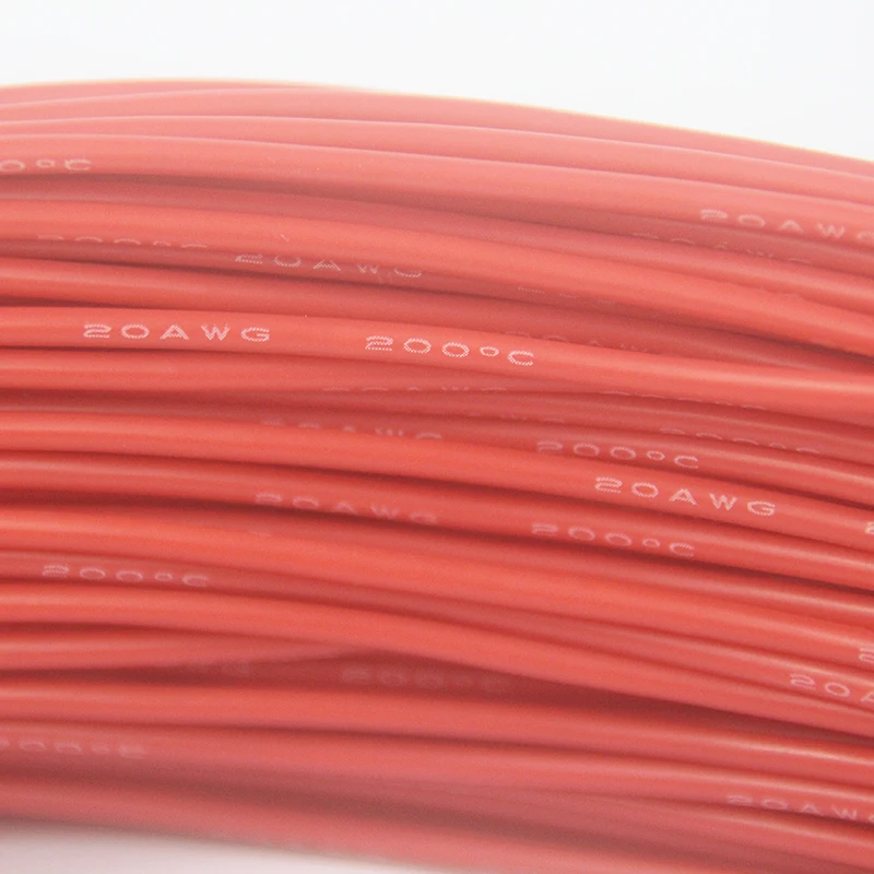 Силиконовый провод OliYin 100 м 20AWG силиконовый (100/0.08 OD: 1 8)|silicone wire|silicone cable20awg silicone wire |