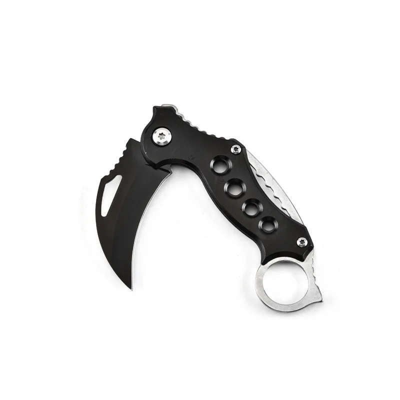 Открытый нож Karambit, охотничьи ножи, тактический нож для выживания, карманный нож для самообороны, походный инструмент, брелок, нож