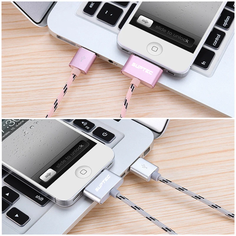 USB-кабель SUPTEC для быстрой зарядки iphone 4 s 4s 3GS 3G iPad 1 2 3 iPod Nano itouch 30-контактный адаптер