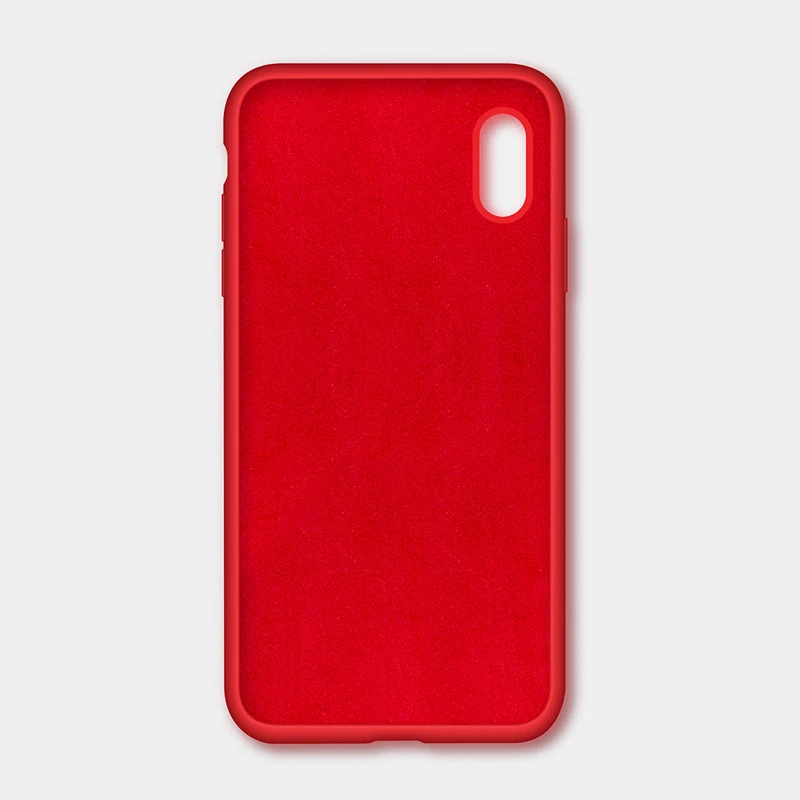 Оригинальный жидкий силиконовый чехол для iphone XS XR Max мягкий однотонный из ТПУ 6 6s 7