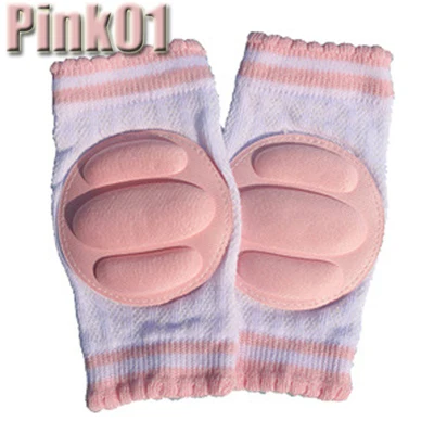 Pink 1 пара детских наколенников, хлопковые ремни, поводки для безопасности Ползания, налокотники, Детские наколенники, детская одежда - Цвет: Pink