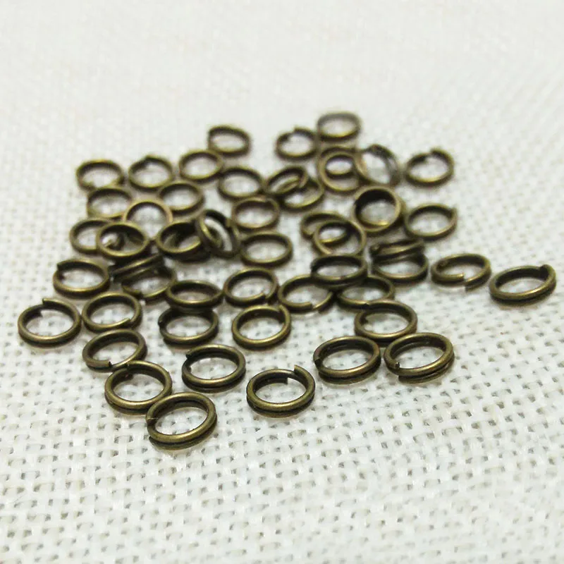 Соединительные кольца двойные петли Висячие фурнитура звено брелок застежка