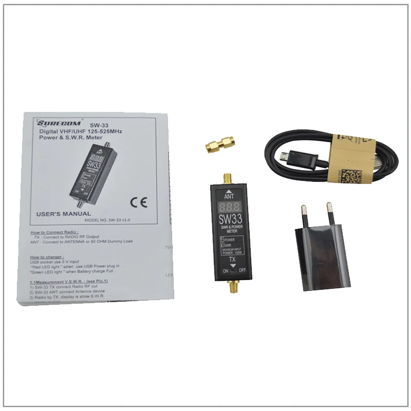 SW 33 Digital VHF/UHF 125 525MHz Power & V.S.W.R Meter для двухсторонней рации|digital vhf|vhf digitaluhf vhf |