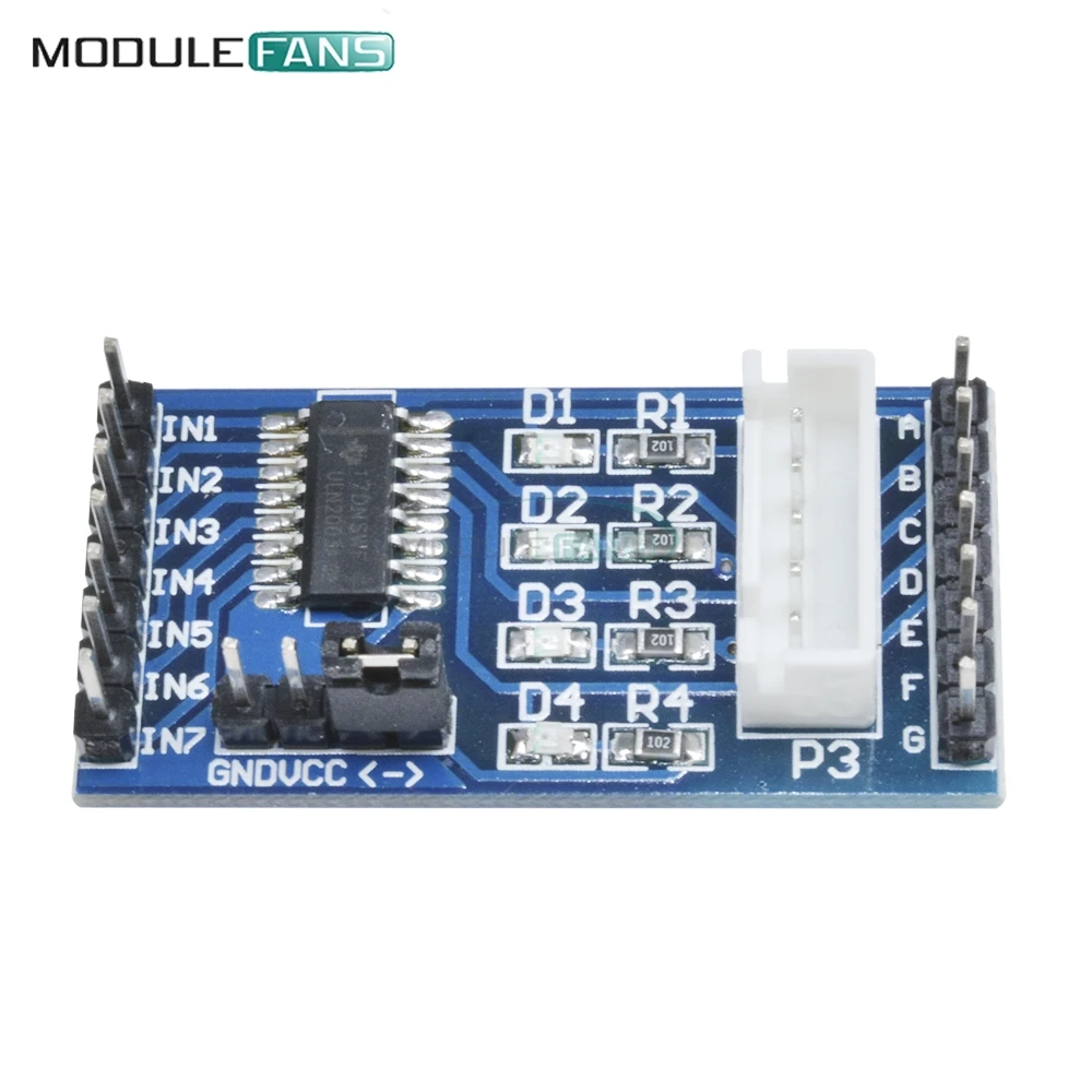 Плата драйвера шагового двигателя ULN2003 модуль для 5 В 4 фазы линий 28BYJ 48 Arduino DC 12