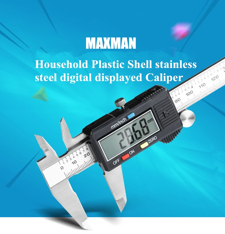 MAXMAN 0-100/0-150/0-200/0-300 мм Высокоточный электронный цифровой штангенциркуль из нержавеющей стали измерительные и измерительные инструменты