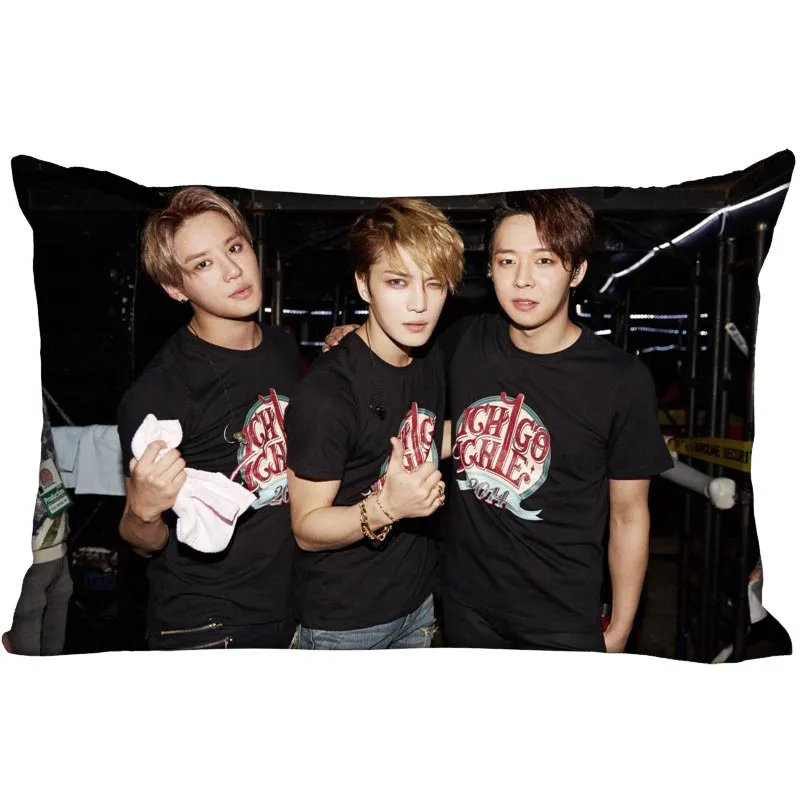 2 Новое поступление KPOP star на заказ JYJ напечатанная атласная наволочка индивидуальный логотип две стороны больше размер 35x45 см, 40x60 см, 50x75 см - Цвет: 2