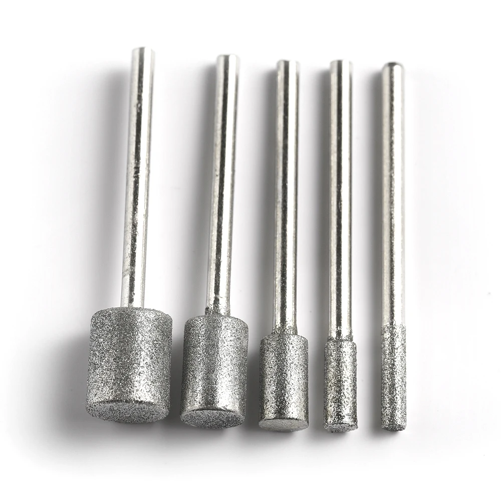 Абразивные насадки для Dremel комплект из 10 цилиндрических алмазных насадок Grit120 3