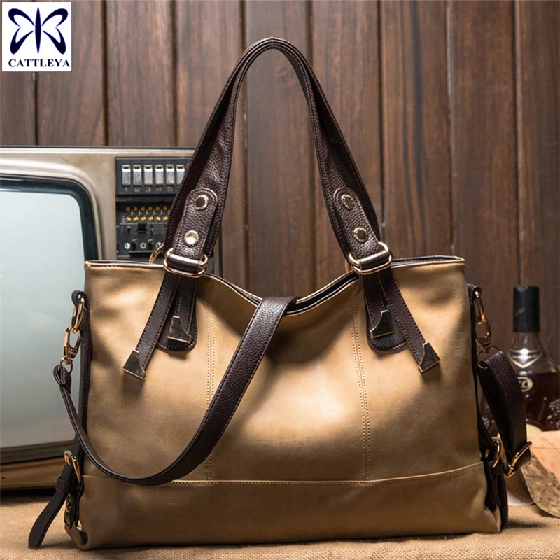 Новые прибытия 2016 мода женщин кожаные сумки известных брендов старинные сумка