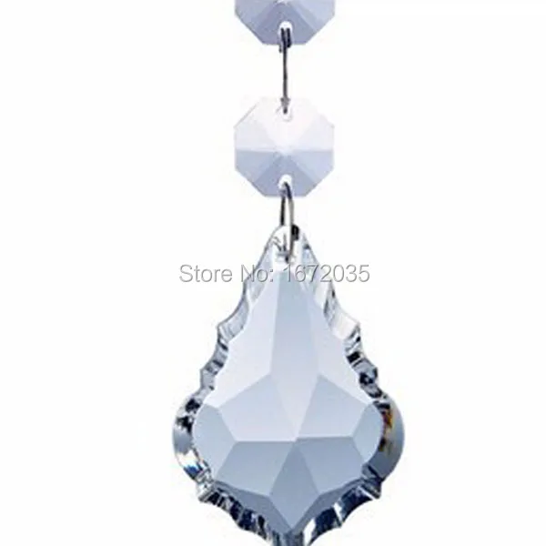 50 шт. кулон в виде кленового листа и Восьмиугольные бусины 63 мм|crystal for chandelier|chandelier